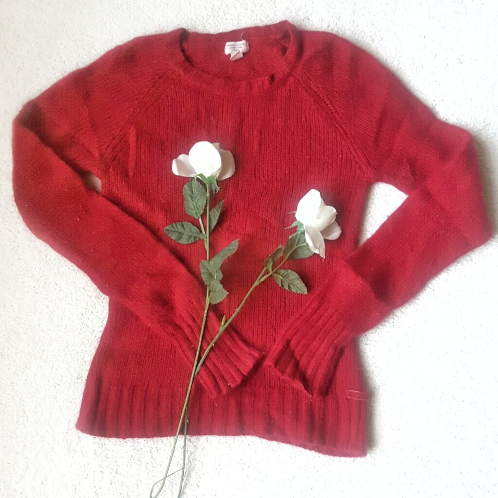 AE • angora wool sweater